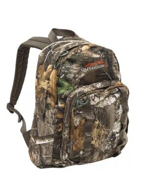 Cabela's Alps OutdoorZ Realtree Camo Ranger Xtra Daypack Backpack Green/Brown
